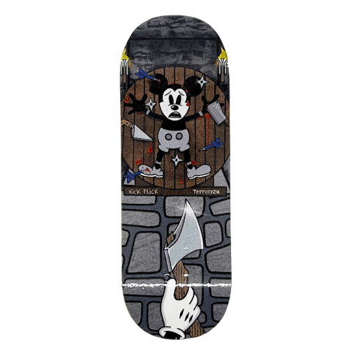 "Dartboard Willie" Fingerboard Deck (M4Y)